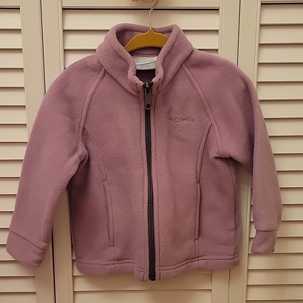 Toddler girl Columbia fleece zip up